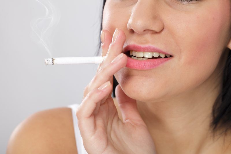 Smoking leads to gum disease